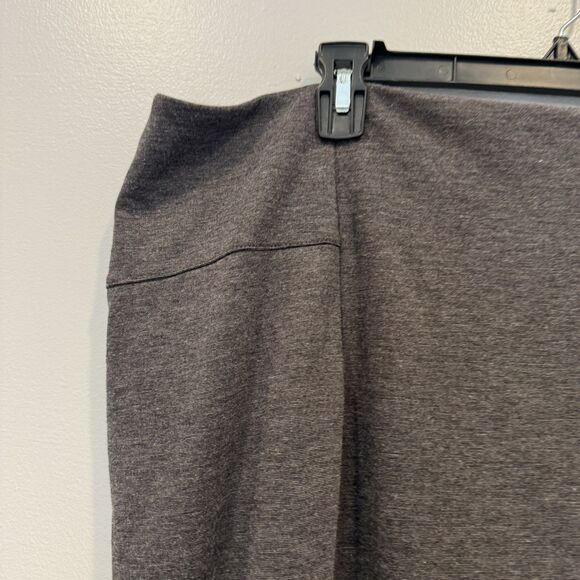 Cato Midi Pencil Skirt Stretch Knit High Waist Office Classic Women 22/24W Gray - Picture 2 of 8